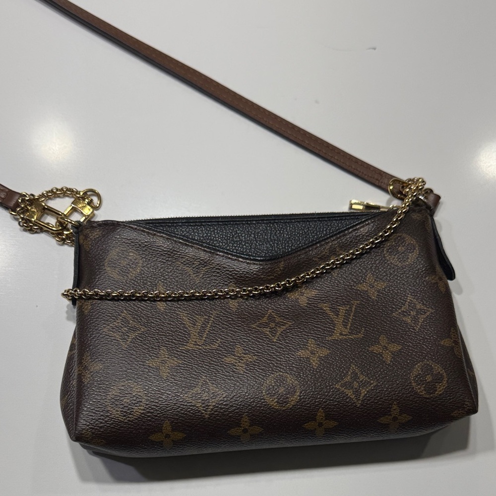 Louis Vuitton Dark Brown Monogram Crossbody Bag